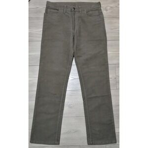 Farlows Since 1840 100% Cotton Pants 5 Pocket Gray 34 UK Reg 33x31 Trousers